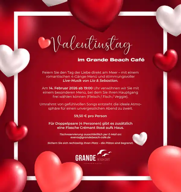 Valentinstag im Grande Beach